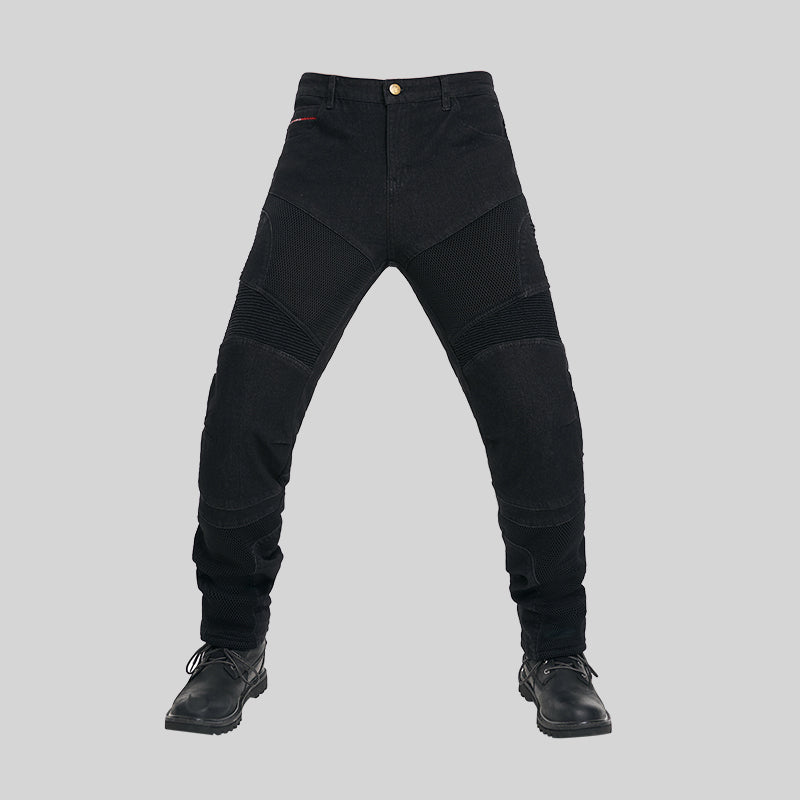 TitanGuard Kevlar Jeans – CE2 Armor & Reinforced Durability (BLACK)