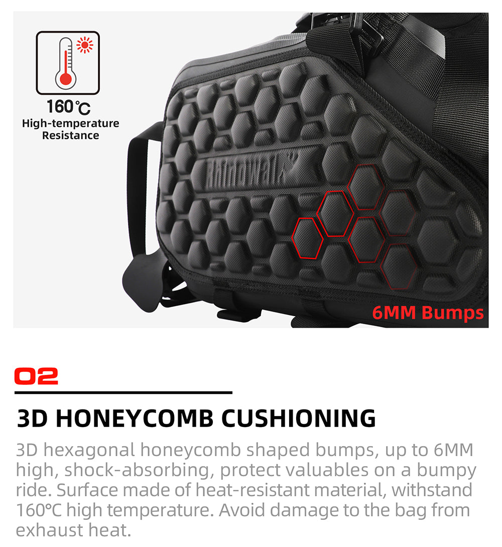 RhinoTrail XT – Dual Motorcycle Saddle Bags for Ultimate Touring