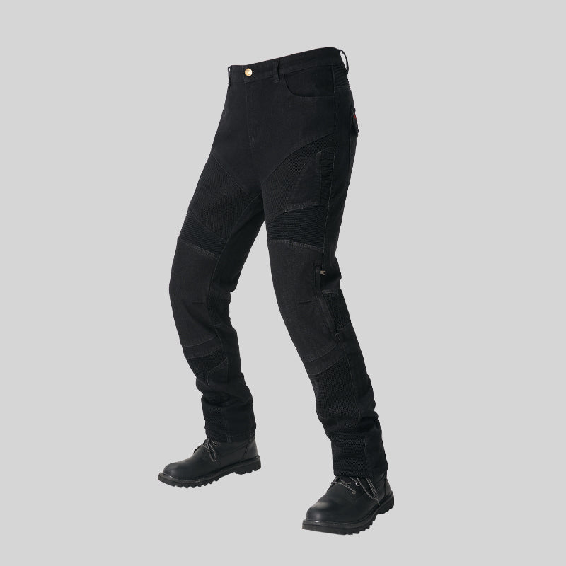TitanGuard Kevlar Jeans – CE2 Armor & Reinforced Durability (BLACK)