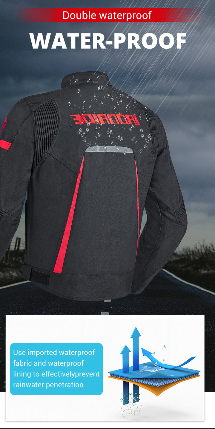 RevX - IRON RIDE CE WINDPROOF, WATERPROOF PROTECTION JACKET 2025 SEASON