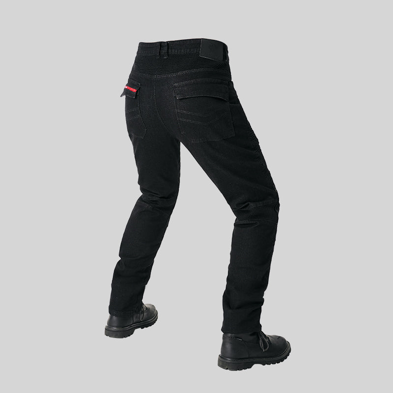 TitanGuard Kevlar Jeans – CE2 Armor & Reinforced Durability (BLACK)