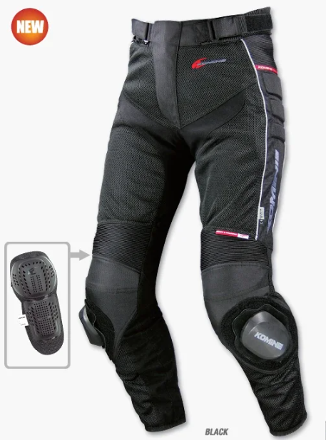 Komine Motorcycle Trousers – Breathable, CE-Approved, Hybrid Range