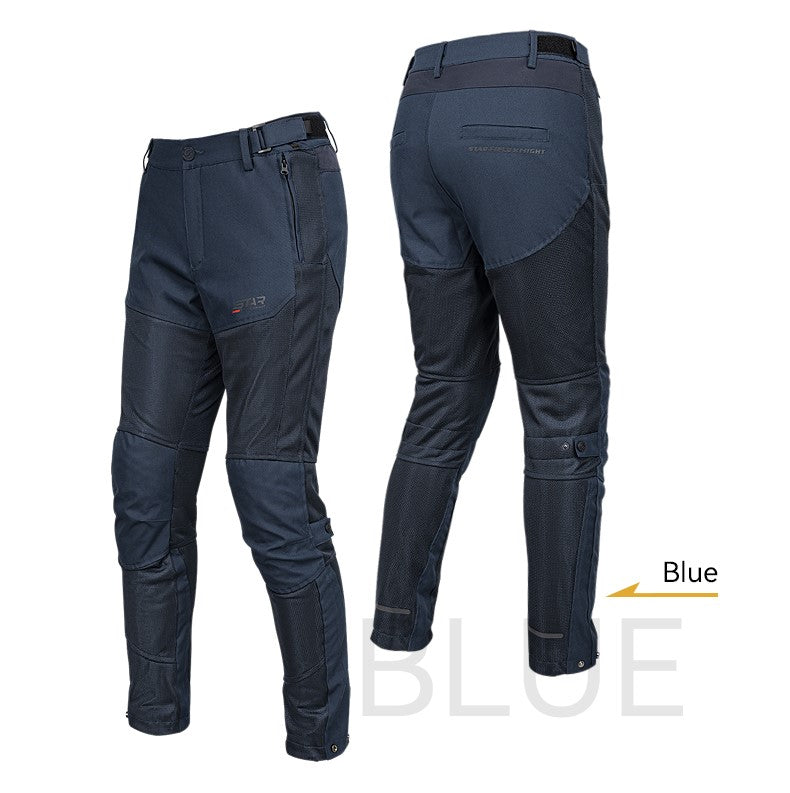 SFK Summer Motorcycle Trousers -  CE Protective Armor