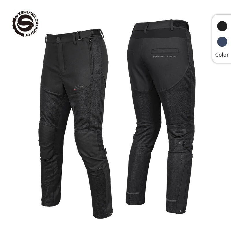 SFK Summer Motorcycle Trousers -  CE Protective Armor