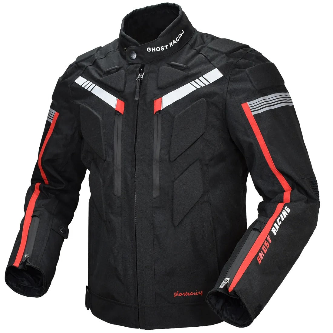 GHOST RACING -  Motorcycle Racing Jacket, BLACK, Protective Jacket, 2025 Season
