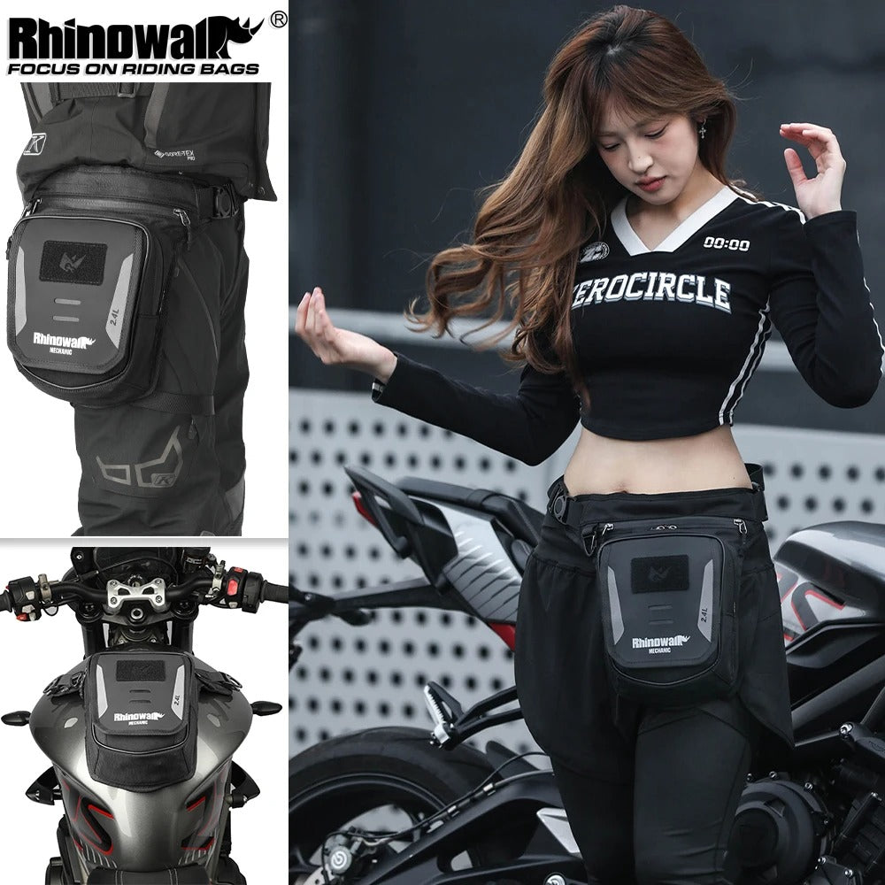Rhinowalk X-Flow Hybrid Bag Highlights its fluid adaptability between leg, tank, and chest