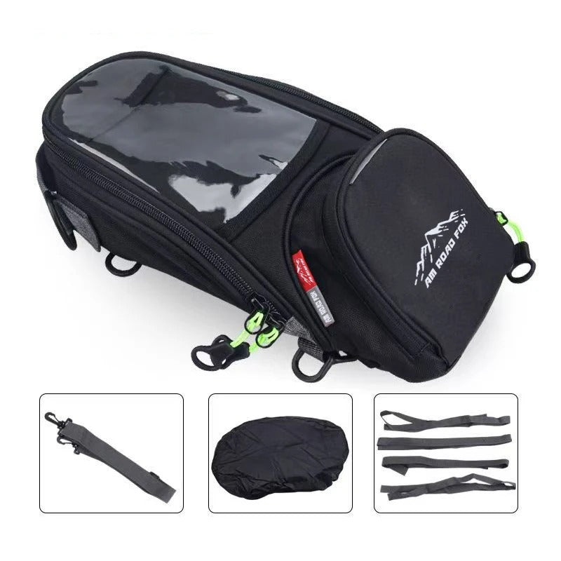All Road Fox – Compact Motorcycle Tank Bag for Fast Access & Rugged Rides