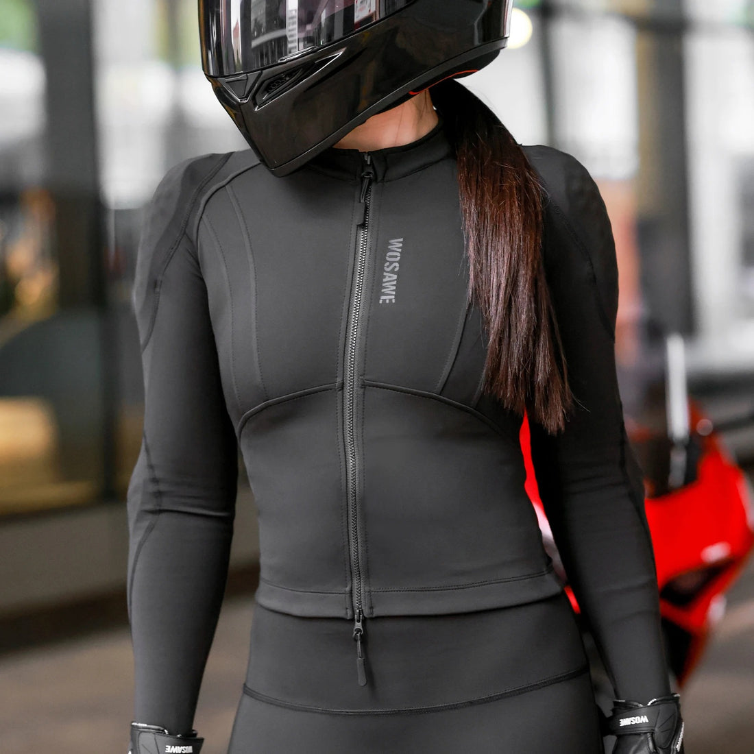 WOSAWE Women's CE Armored Motorcycle Jacket