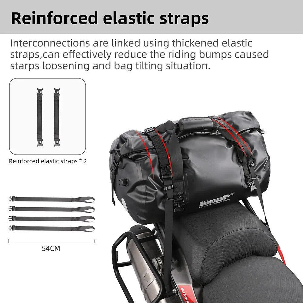 RhinoVenture 45 – Rugged Motorcycle Travel Bag for Endless Journeys