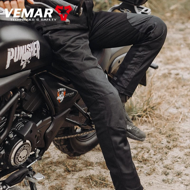 VEMAR Motorcycle Trousers – CE-Approved Protection & Breathable Comfort