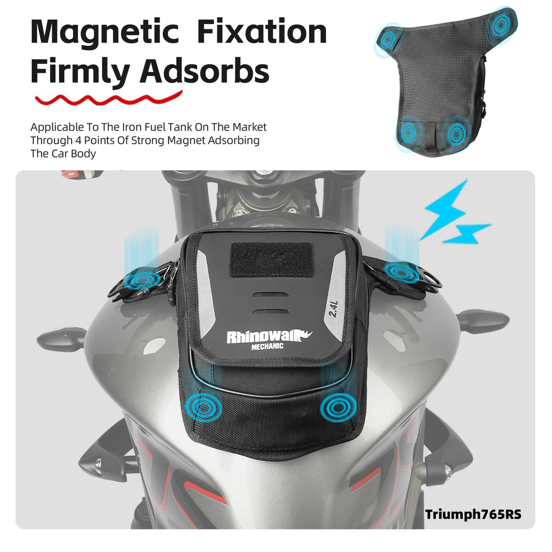 Rhinowalk X-Flow Hybrid Bag Highlights its fluid adaptability between leg, tank, and chest