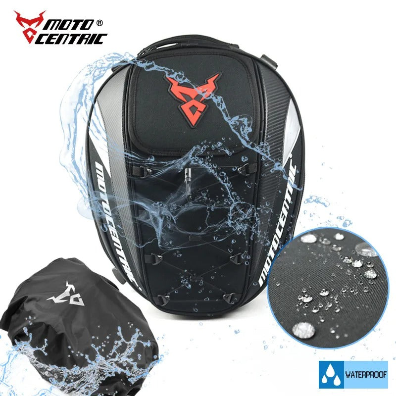 MotoCentric TrailVault – Secure Motorcycle-Mounted Travel Bag