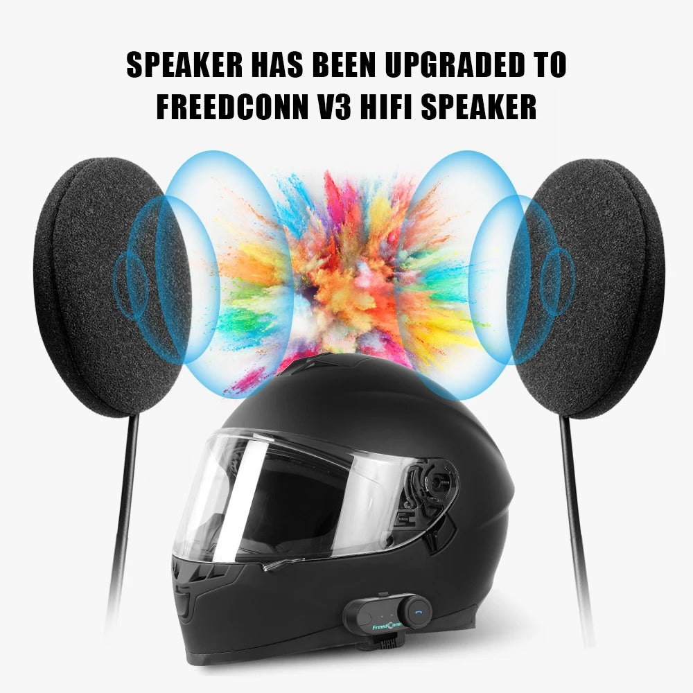 Freedconn RideCore 6 – Bluetooth Intercom & Music Sync System