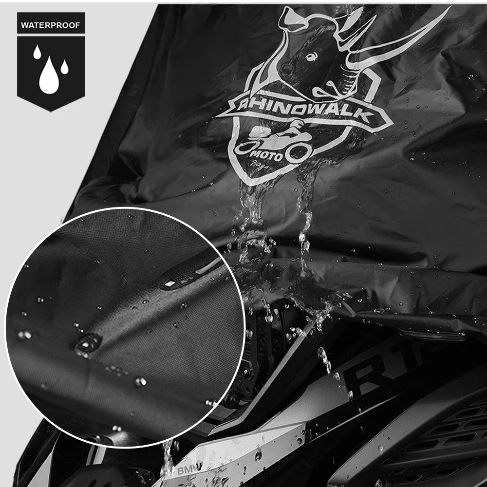 Rhinowalk StormShield Pro – All-Weather Motorcycle Cover Powerful, premium, and built to protect from rain, dust, wind, and UV rays