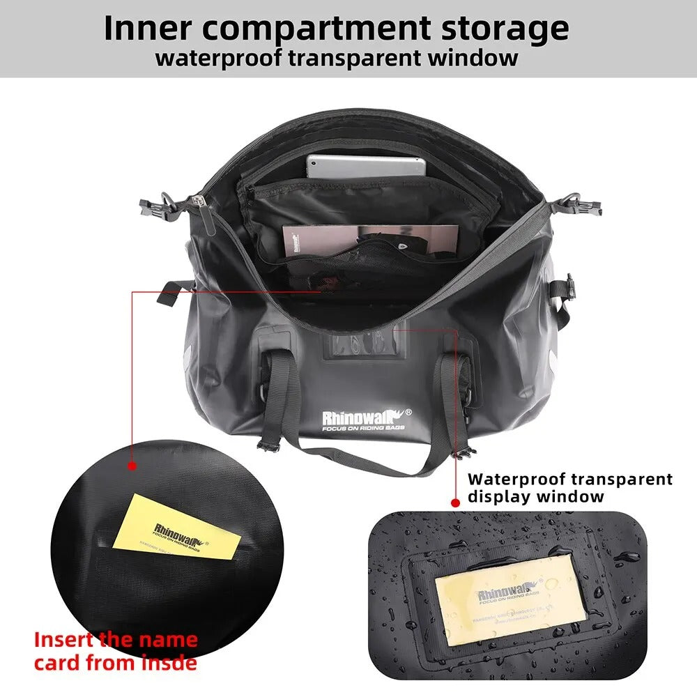 RhinoVenture 45 – Rugged Motorcycle Travel Bag for Endless Journeys