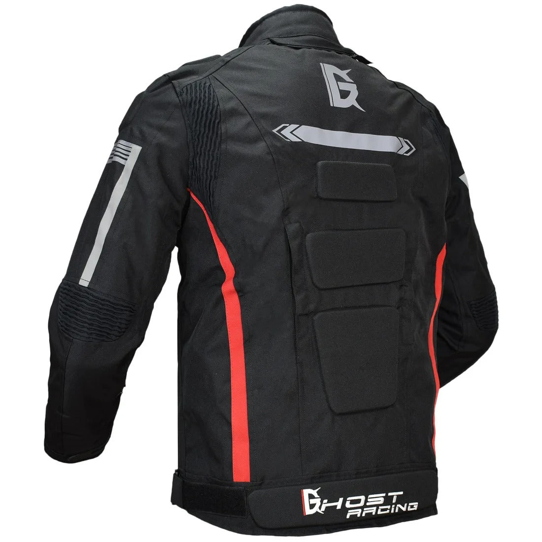 GHOST RACING -  Motorcycle Racing Jacket, BLACK, Protective Jacket, 2025 Season