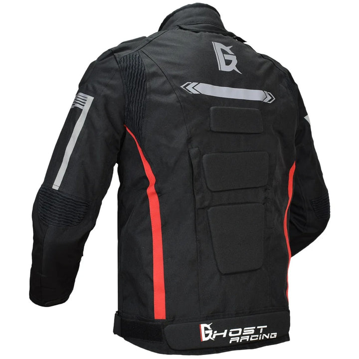 GHOST RACING -  Motorcycle Racing Jacket, BLACK, Protective Jacket, 2025 Season