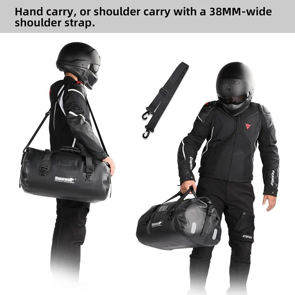 RhinoVenture 45 – Rugged Motorcycle Travel Bag for Endless Journeys
