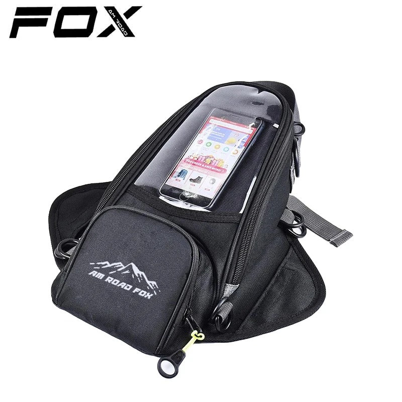All Road Fox – Compact Motorcycle Tank Bag for Fast Access & Rugged Rides