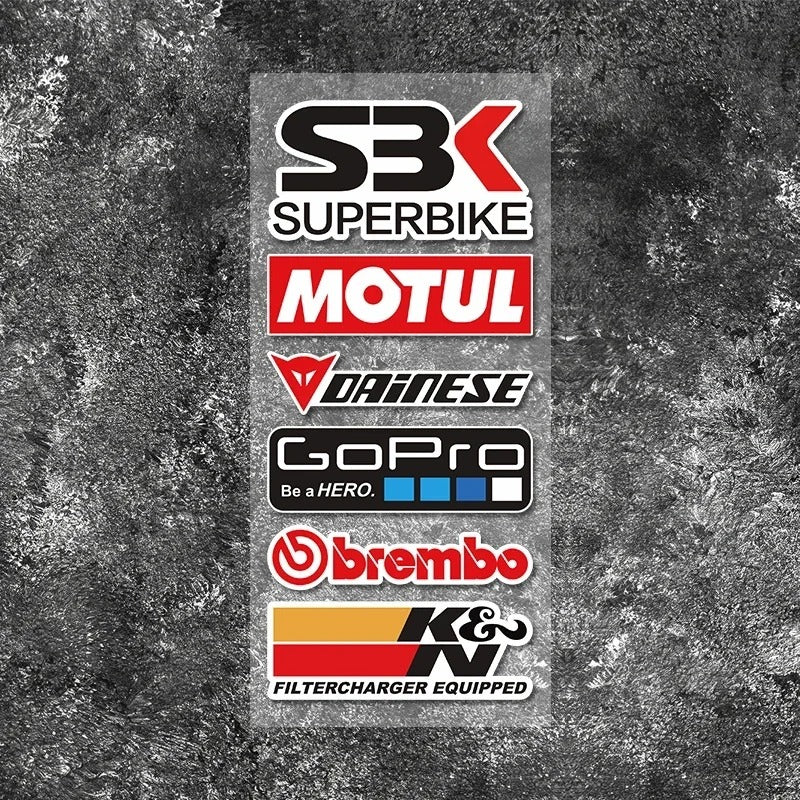 Motorcycle Legends Sticker Pack – Iconic Brand Decals for Enthusiasts