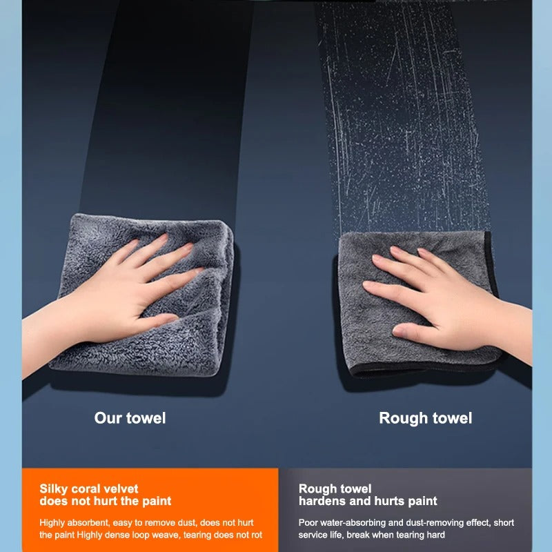 Seametal LuxeDry – Ultra-Premium Drying Towel for Flawless Finish