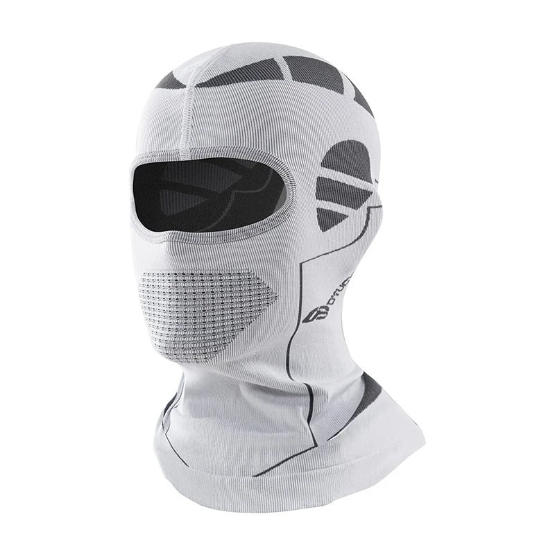 Brubeck Breathable Full-Face Balaclava – WHITE Advanced Mesh Ventilation & Cold Weather Protection