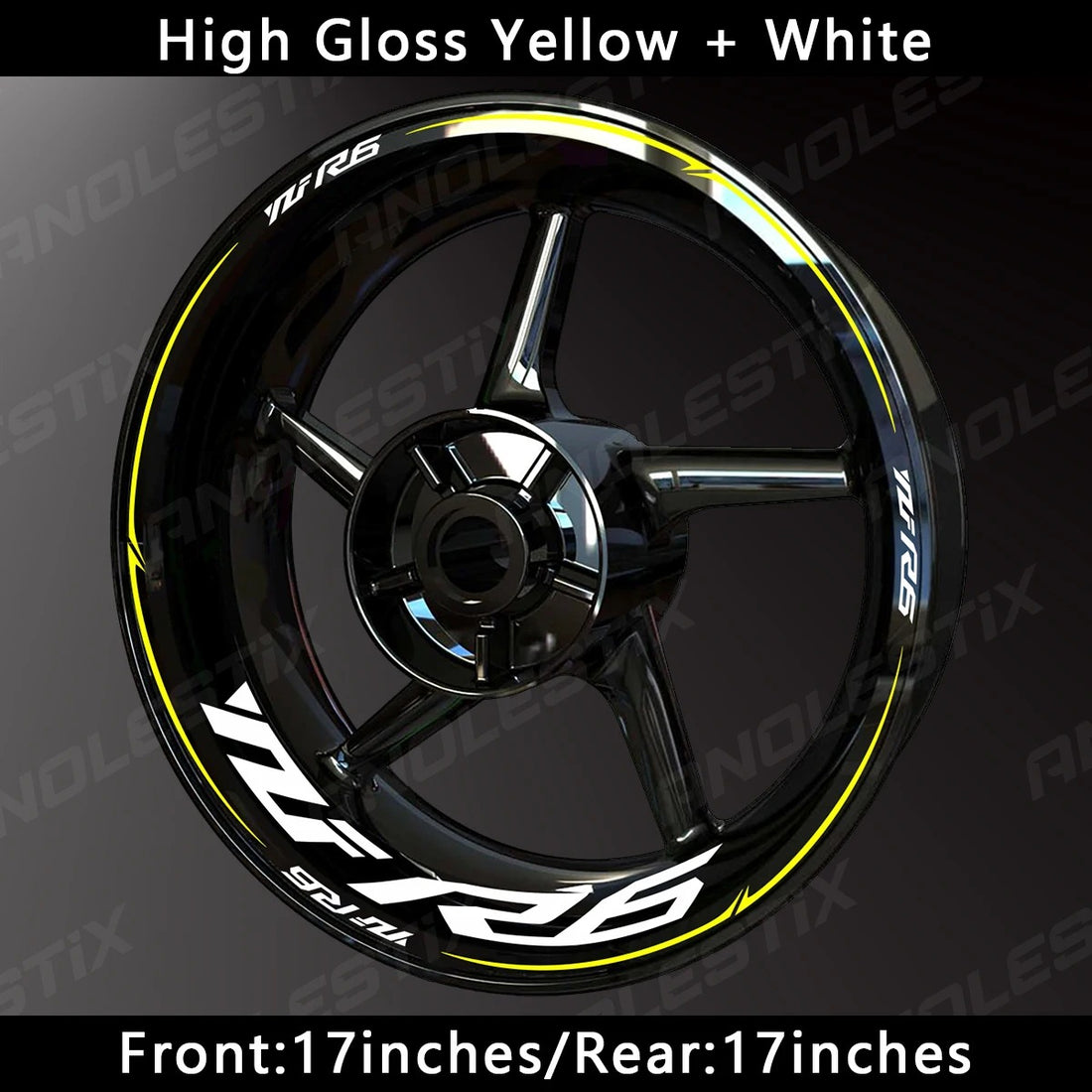 Yamaha R6 Wheel Decal Set – Precision Graphics for Race-Ready Styling (MULTIPLE COLOURS)