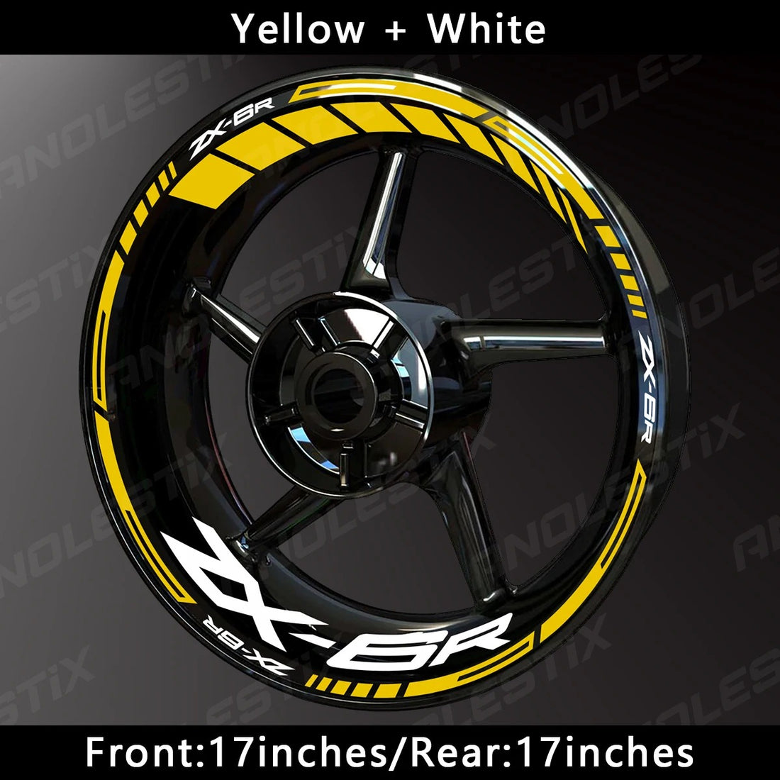 Kawasaki ZX-6R Wheel Decal Set – Precision Graphics for Aggressive Sportbike Styling (MULTIPLE COLOURS)