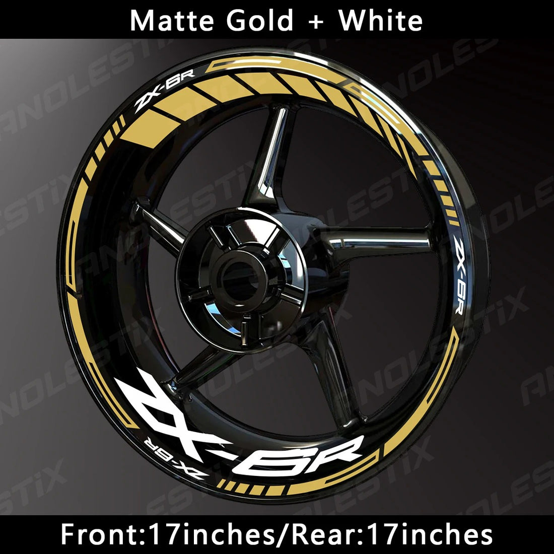 Kawasaki ZX-6R Wheel Decal Set – Precision Graphics for Aggressive Sportbike Styling (MULTIPLE COLOURS)