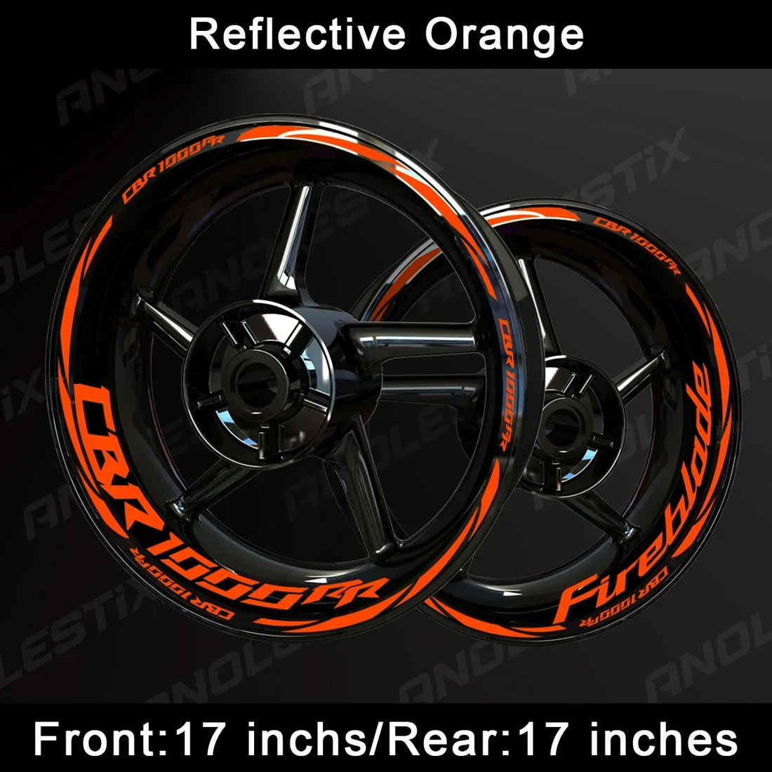 HONDA CBR1000RR Fireblade Elite Wheel Decal Set – Precision Graphics for High-Performance Styling (MULTIPLE COLOURS)