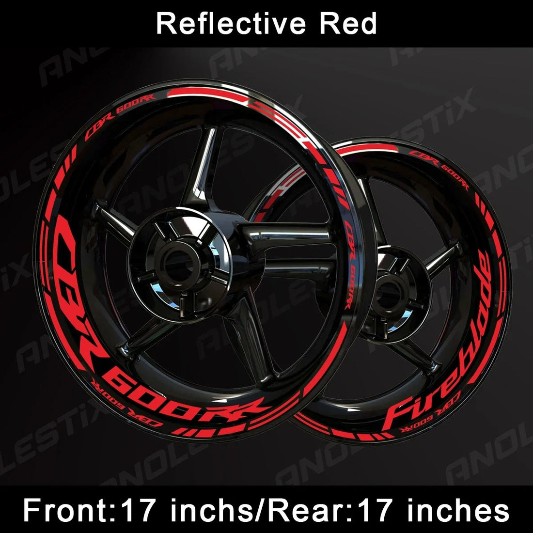 CBR600RR Wheel Decal Set – Precision Graphics for Ultimate Sportbike Styling (MULTIPLE COLOURS)