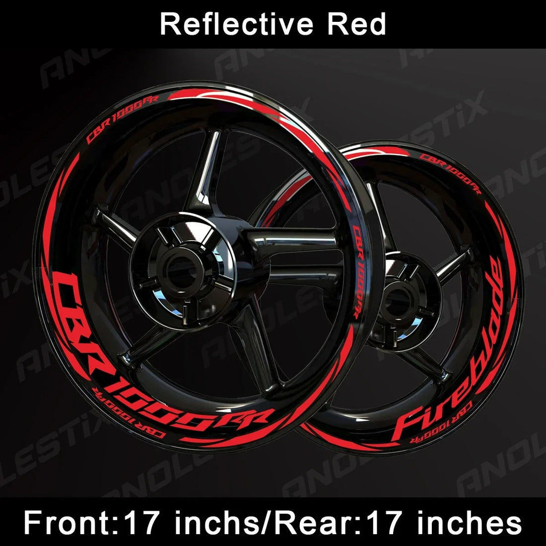 HONDA CBR1000RR Fireblade Elite Wheel Decal Set – Precision Graphics for High-Performance Styling (MULTIPLE COLOURS)