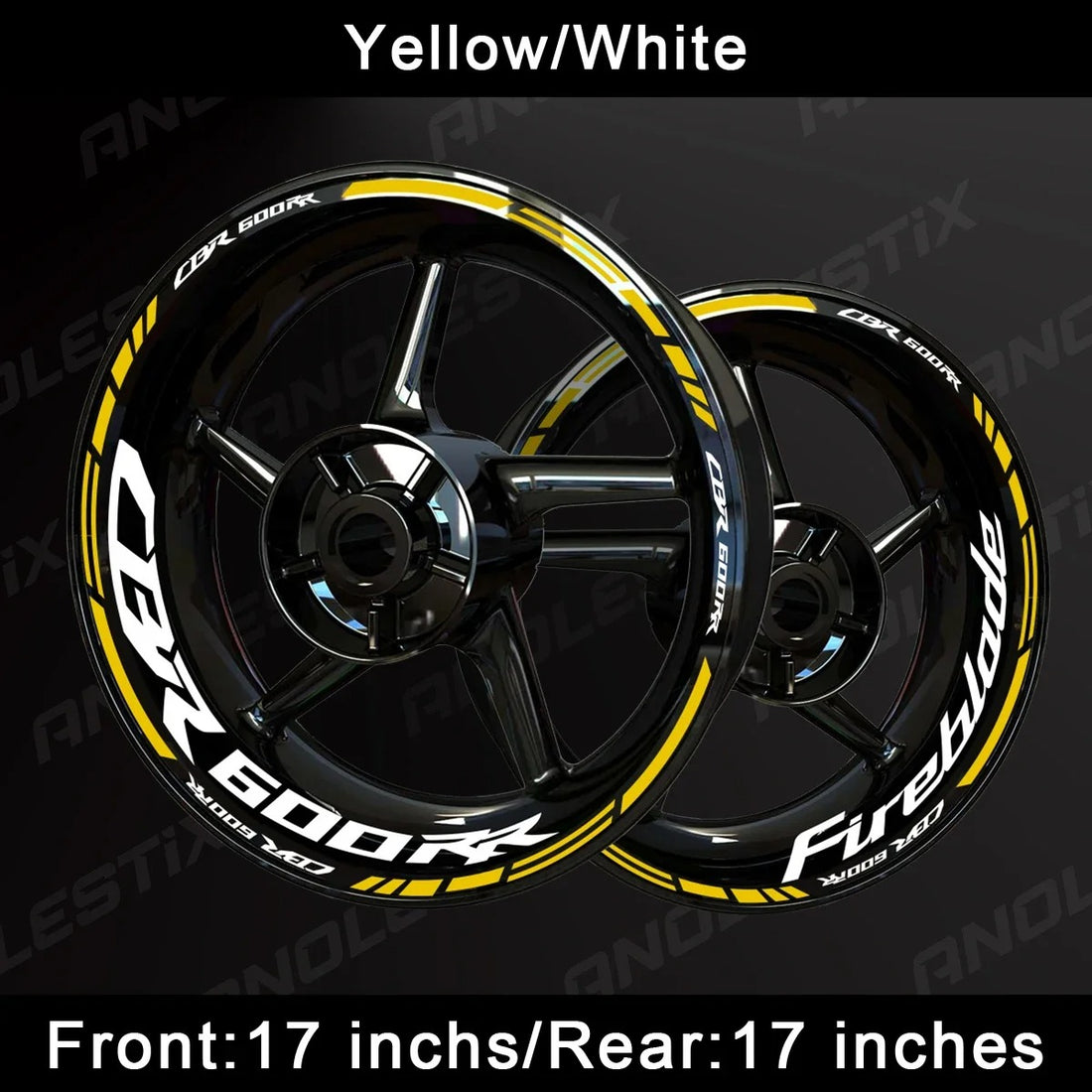 CBR600RR Wheel Decal Set – Precision Graphics for Ultimate Sportbike Styling (MULTIPLE COLOURS)