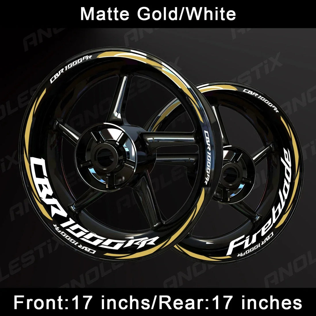 HONDA CBR1000RR Fireblade Elite Wheel Decal Set – Precision Graphics for High-Performance Styling (MULTIPLE COLOURS)