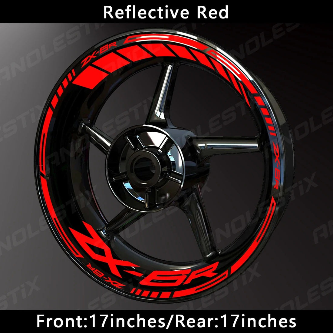 Kawasaki ZX-6R Wheel Decal Set – Precision Graphics for Aggressive Sportbike Styling (MULTIPLE COLOURS)