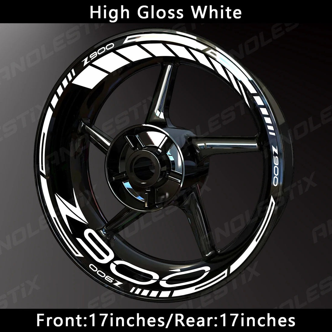 Kawasaki Z900 Wheel Decal Set – Premium Rim Graphics for Bold Styling (MULTIPLE COLOURS)