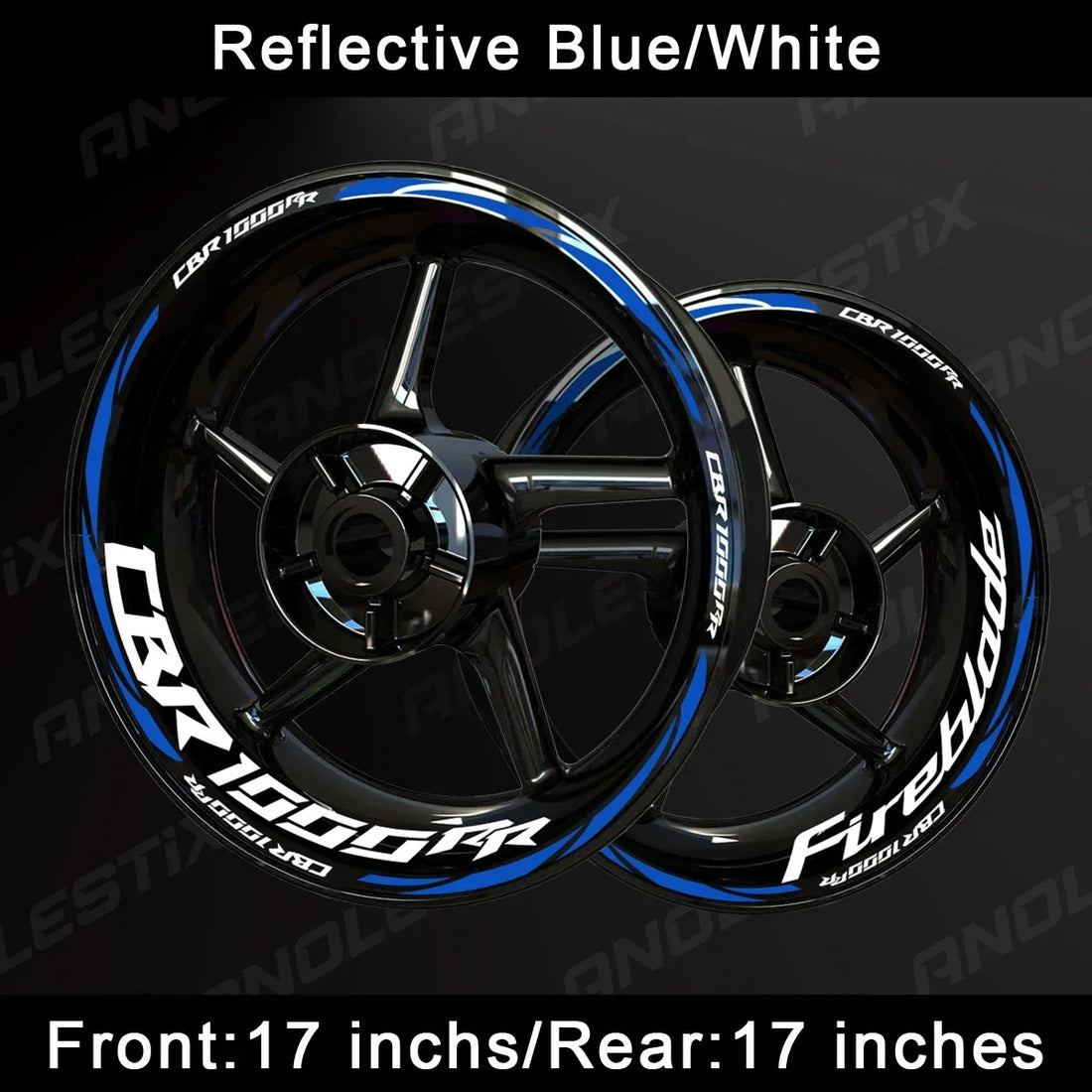 HONDA CBR1000RR Fireblade Elite Wheel Decal Set – Precision Graphics for High-Performance Styling (MULTIPLE COLOURS)