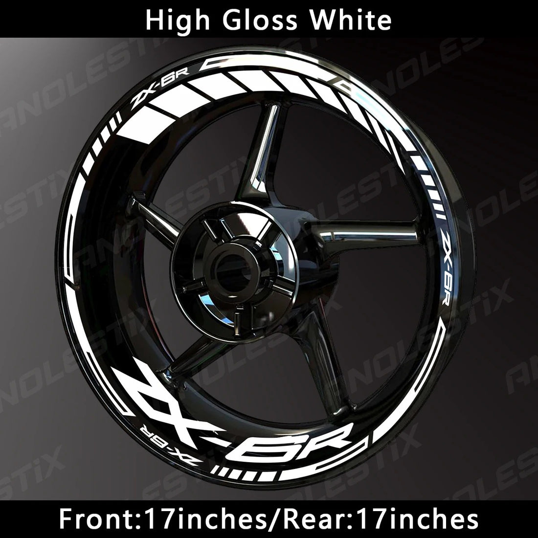 Kawasaki ZX-6R Wheel Decal Set – Precision Graphics for Aggressive Sportbike Styling (MULTIPLE COLOURS)