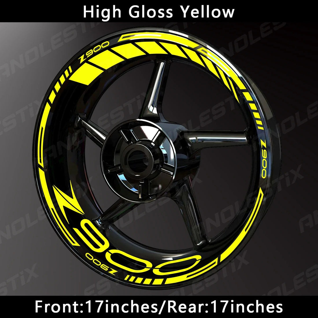 Kawasaki Z900 Wheel Decal Set – Premium Rim Graphics for Bold Styling (MULTIPLE COLOURS)