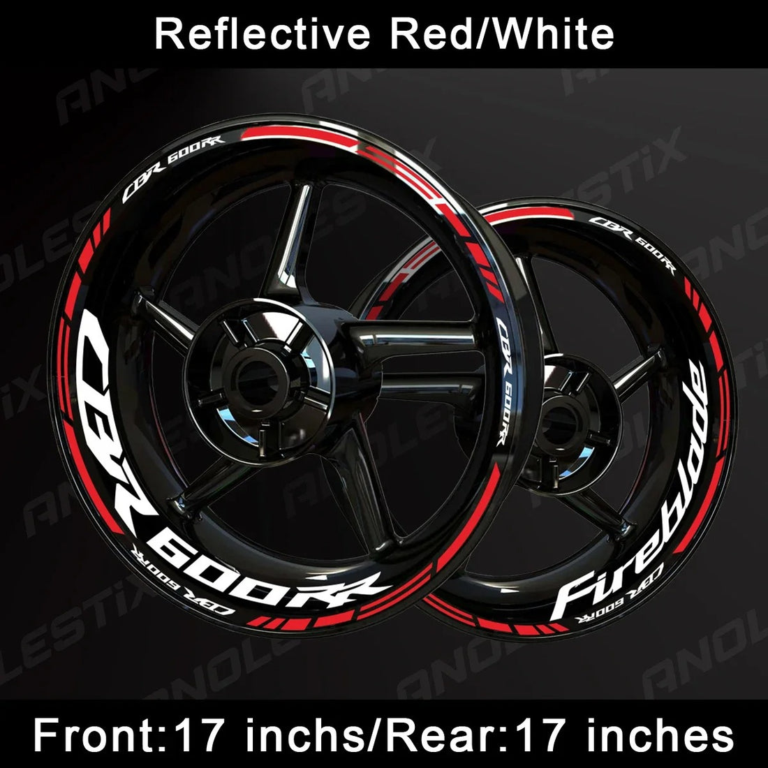 CBR600RR Wheel Decal Set – Precision Graphics for Ultimate Sportbike Styling (MULTIPLE COLOURS)