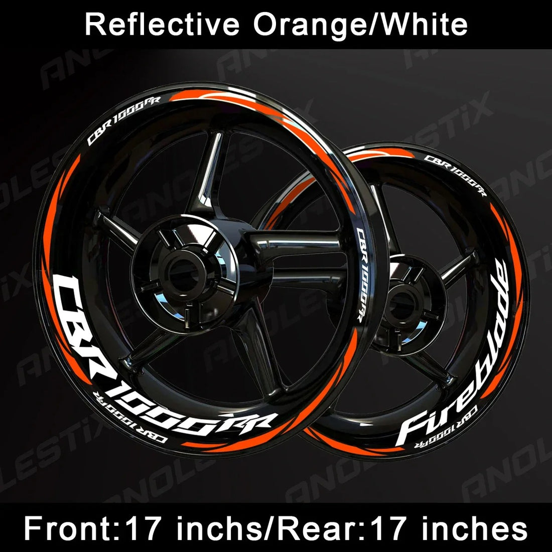 HONDA CBR1000RR Fireblade Elite Wheel Decal Set – Precision Graphics for High-Performance Styling (MULTIPLE COLOURS)