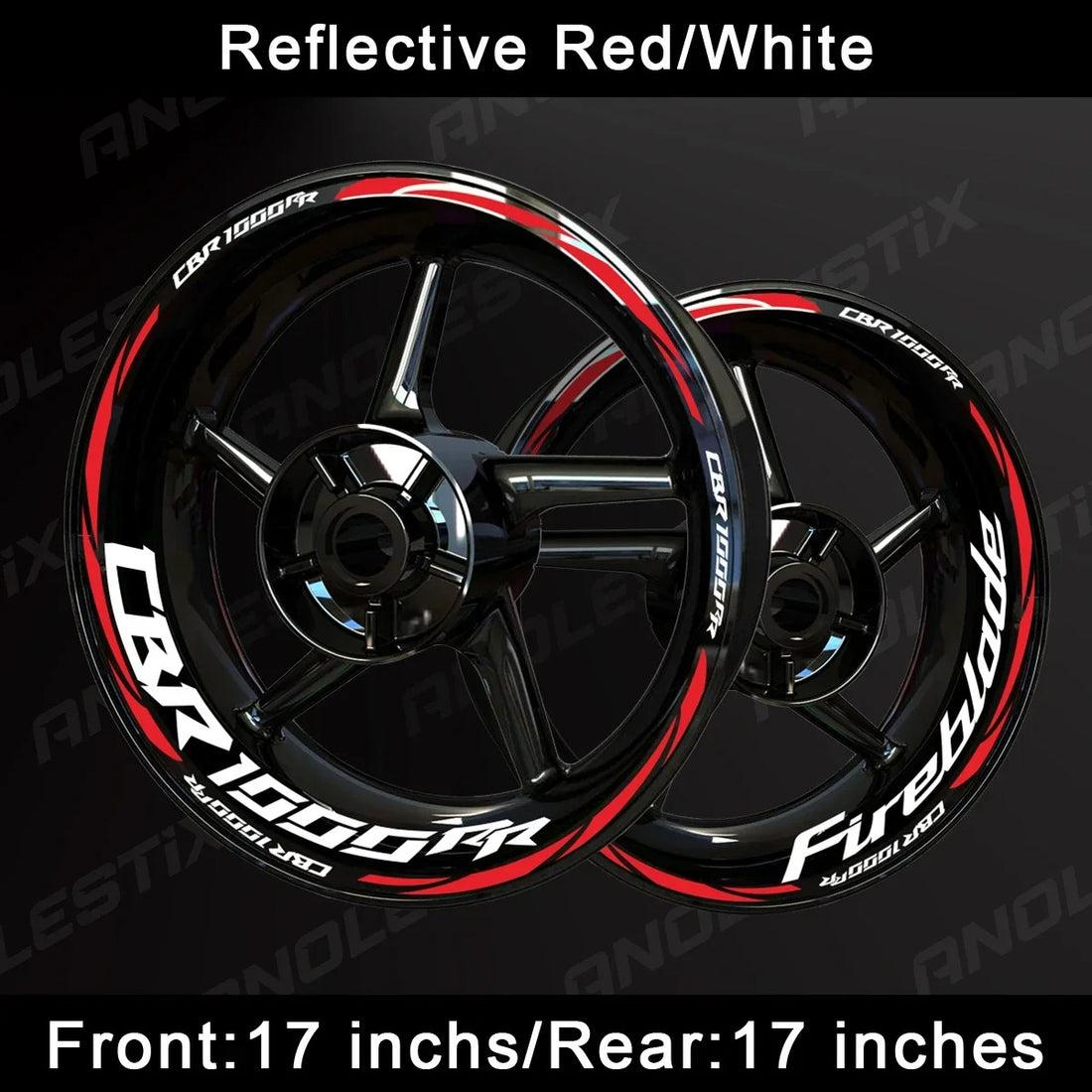 HONDA CBR1000RR Fireblade Elite Wheel Decal Set – Precision Graphics for High-Performance Styling (MULTIPLE COLOURS)