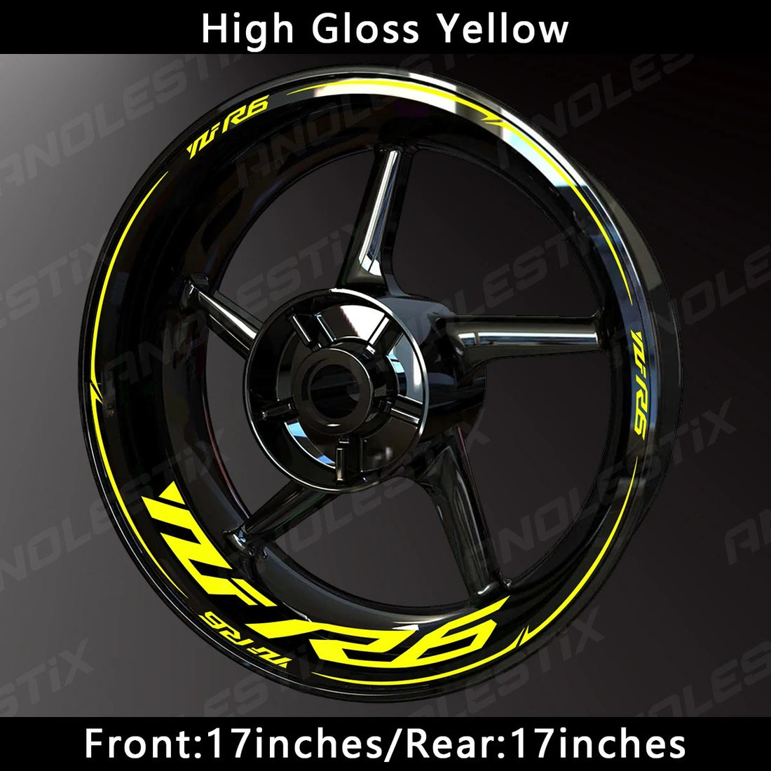 Yamaha R6 Wheel Decal Set – Precision Graphics for Race-Ready Styling (MULTIPLE COLOURS)