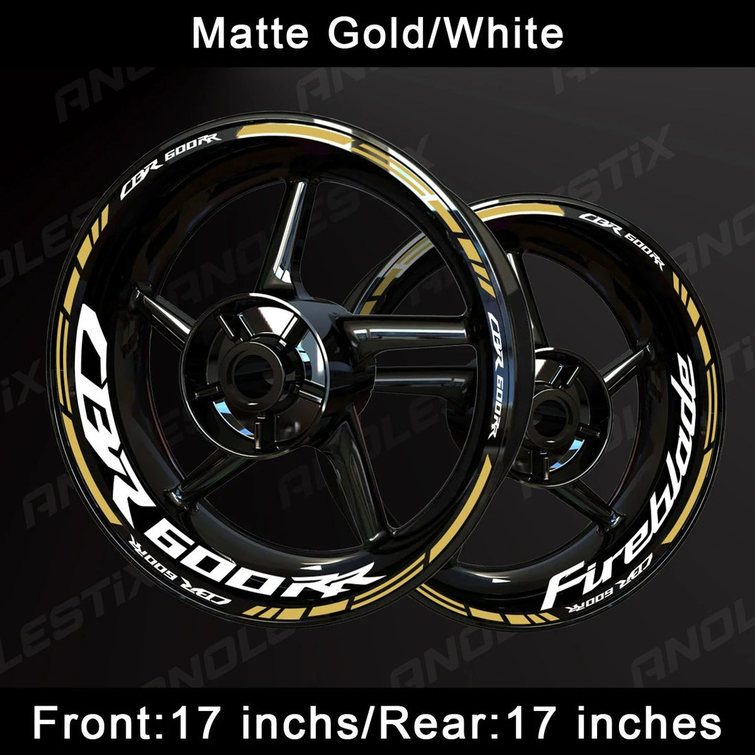 CBR600RR Wheel Decal Set – Precision Graphics for Ultimate Sportbike Styling (MULTIPLE COLOURS)