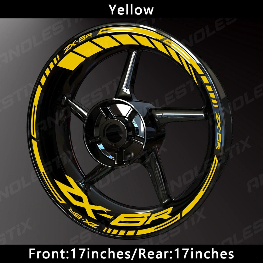 Kawasaki ZX-6R Wheel Decal Set – Precision Graphics for Aggressive Sportbike Styling (MULTIPLE COLOURS)