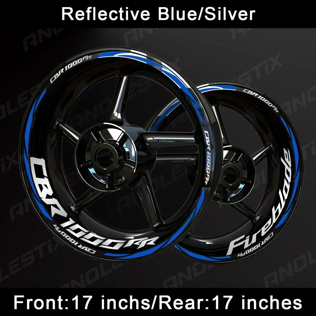 HONDA CBR1000RR Fireblade Elite Wheel Decal Set – Precision Graphics for High-Performance Styling (MULTIPLE COLOURS)