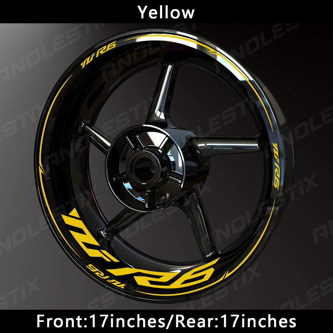 Yamaha R6 Wheel Decal Set – Precision Graphics for Race-Ready Styling (MULTIPLE COLOURS)