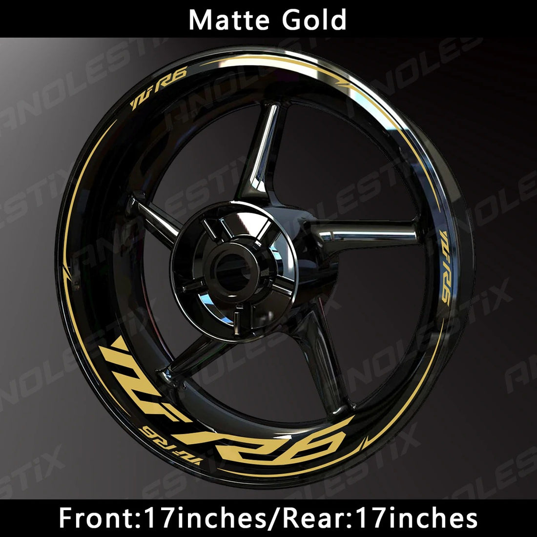 Yamaha R6 Wheel Decal Set – Precision Graphics for Race-Ready Styling (MULTIPLE COLOURS)