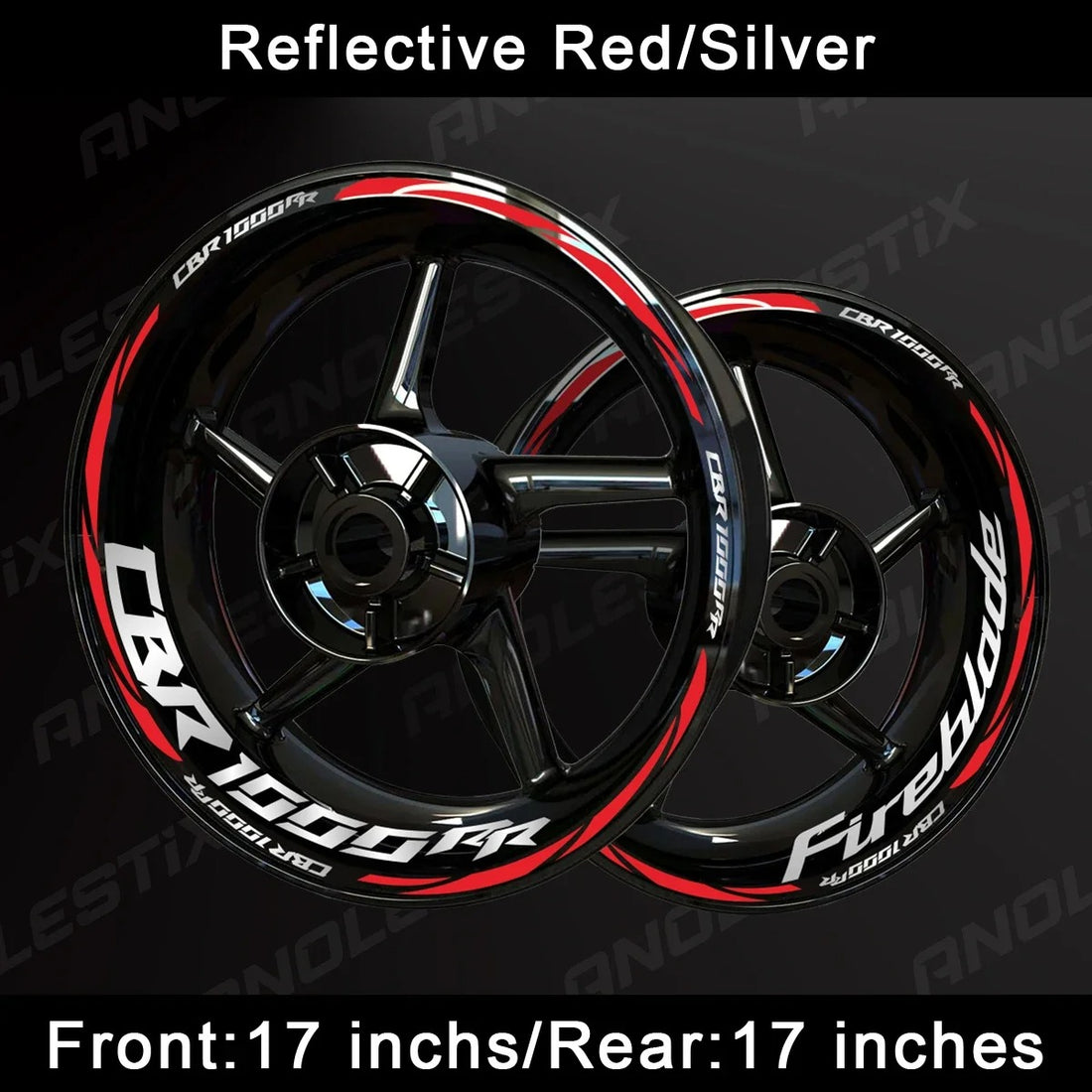 HONDA CBR1000RR Fireblade Elite Wheel Decal Set – Precision Graphics for High-Performance Styling (MULTIPLE COLOURS)