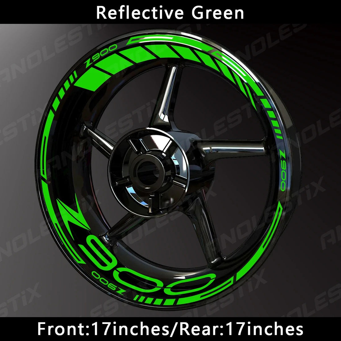 Kawasaki Z900 Wheel Decal Set – Premium Rim Graphics for Bold Styling (MULTIPLE COLOURS)